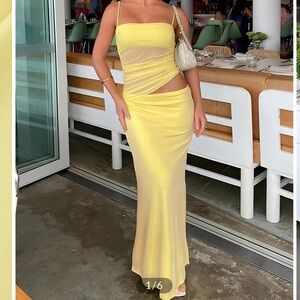 Sun-kissed Sheer Skirt Set